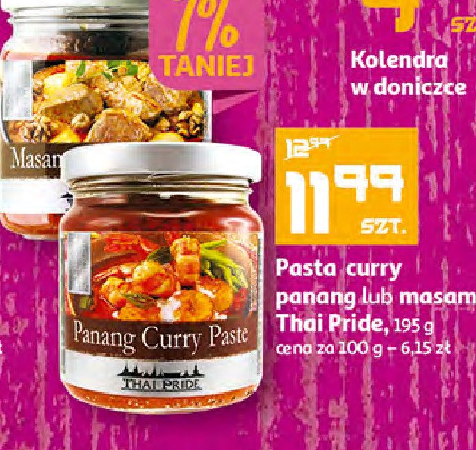Pasta curry panang z traw膮 cytrynow膮 Thai pride promocja