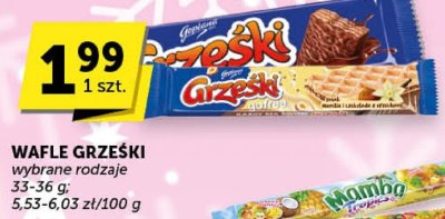 Wafle Grzeski promocja w Euro Sklep