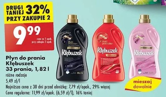 Płyn do prania black Kłębuszek multi protection promocja