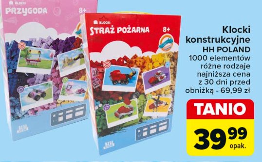 Klocki konstrukcyjne Hh poland promocja w Carrefour Market