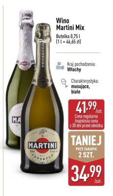 Wino Martini Prosecco promocja w Aldi