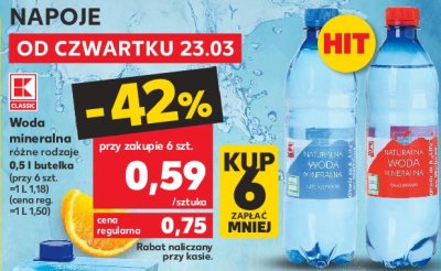 Woda gazowana K-classic promocja