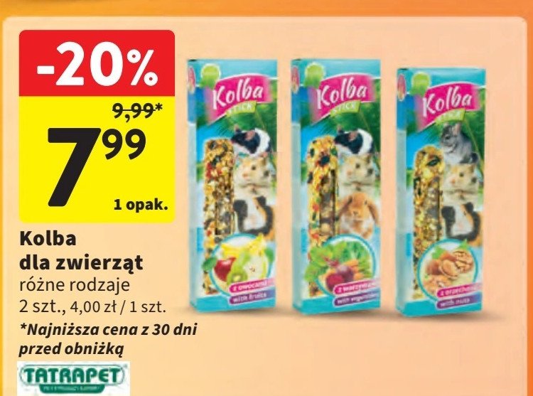 Kolba dla gryzoni Tatrapet promocja w Intermarche