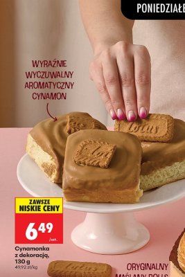 Cynamonka z dekoracją promocja w Biedronka