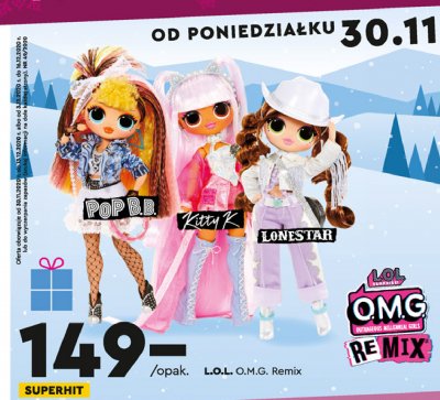 Laleczka omg remix pop b.b. Lol surprises promocja