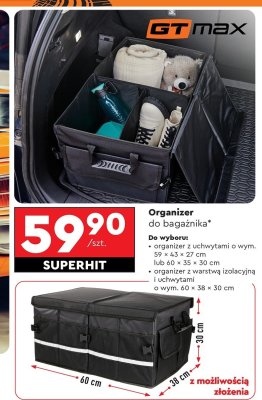 Organizer do bagaznika Gt max promocja