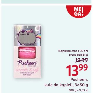 Kule do kąpieli smooth & soft Pusheen promocja w Rossmann