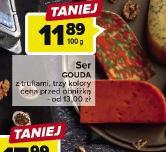 Ser gouda holenderska trzy kolory Euroser promocja