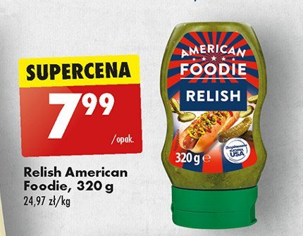 Sos relish American foodie promocja w Biedronka