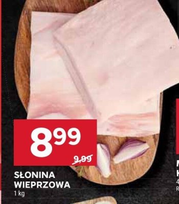 Słonina wieprzowa promocja w Stokrotka