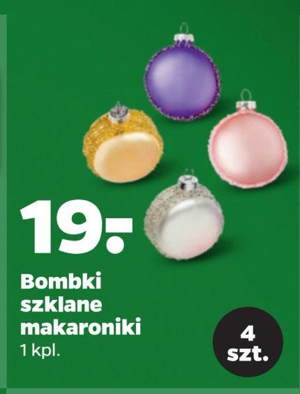 Bombki makaroniki promocja