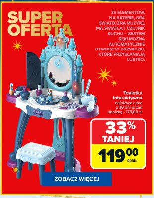 Toaletka interaktywna promocja w Carrefour