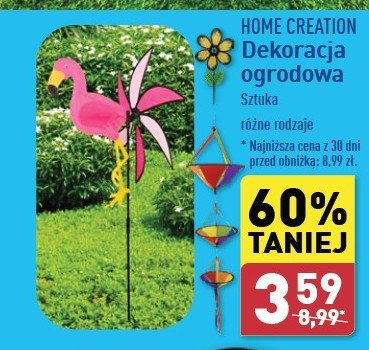 Dekoracja ogrodowa wiatrak Home creation promocja