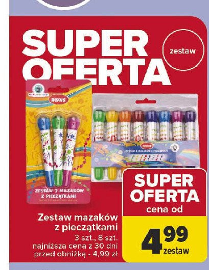 Zestaw mazak贸w z piecz膮tkami Rexus promocja