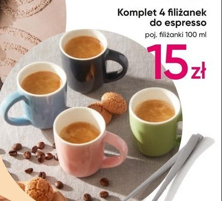 Filiżanki do espresso 100 ml promocja