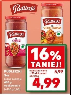 Sos słodko-kwaśny Pudliszki promocja