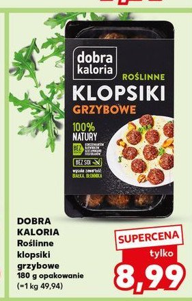 Klopsiki roślinne grzybowe Dobra kaloria promocja