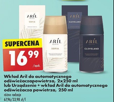 Odświeżacz powietrza sofia zapas Aril exclusive promocja