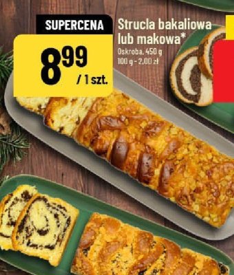 Strucla bakaliowa lub makowa promocja w POLOmarket