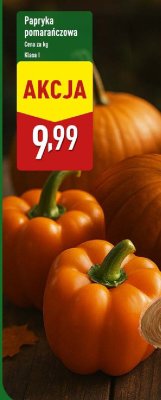 Papryka pomarańczowa promocja w Aldi