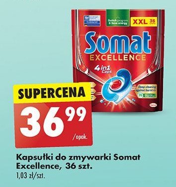 Tabletki do zmywarek SOMAT EXCELLENCE 4IN1 promocja