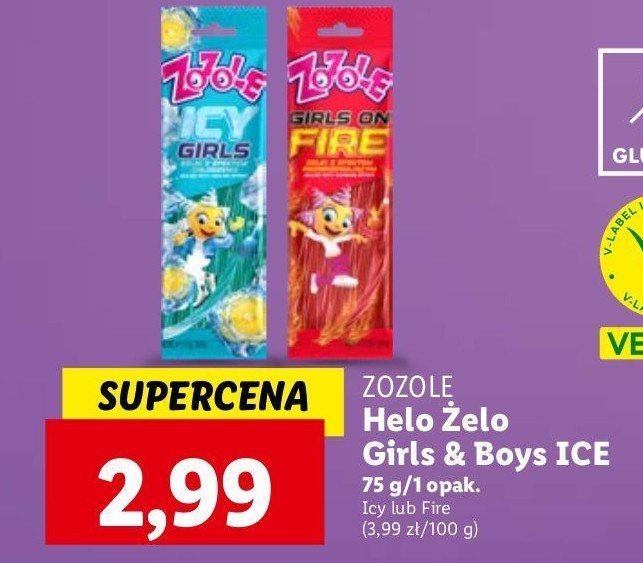 Żelki girls on fire Zozole promocja