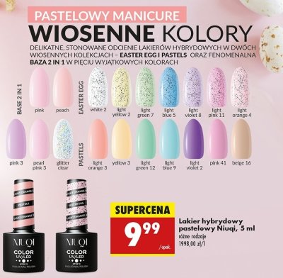 Lakier hybrydowy light pink 11 Niuqi promocja