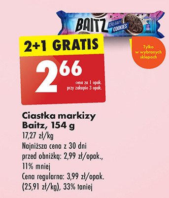 Ciastka markizy Baitz promocja w Biedronka