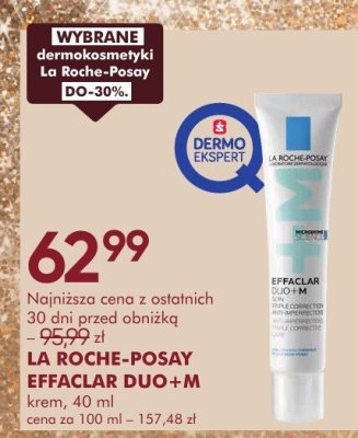 Kosmetyki La Roche-Posay Effaclar Duo +M promocja w Super-Pharm