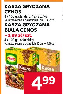 Kasza gryczana prażona Cenos promocja