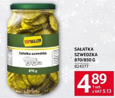 Sałatka szwedzka 870/850 g promocja w Selgros