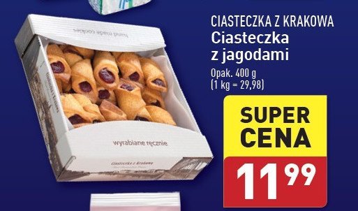 Jagodzianka Ciasteczka z krakowa promocja w Aldi