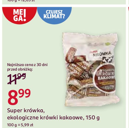 Cukierki krówki kakaowe Super krówka promocja