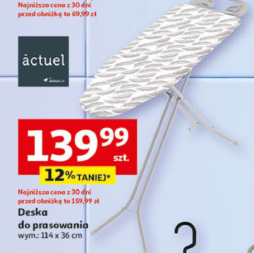 Deska do prasowania classic 114 x 36 cm Actuel promocja