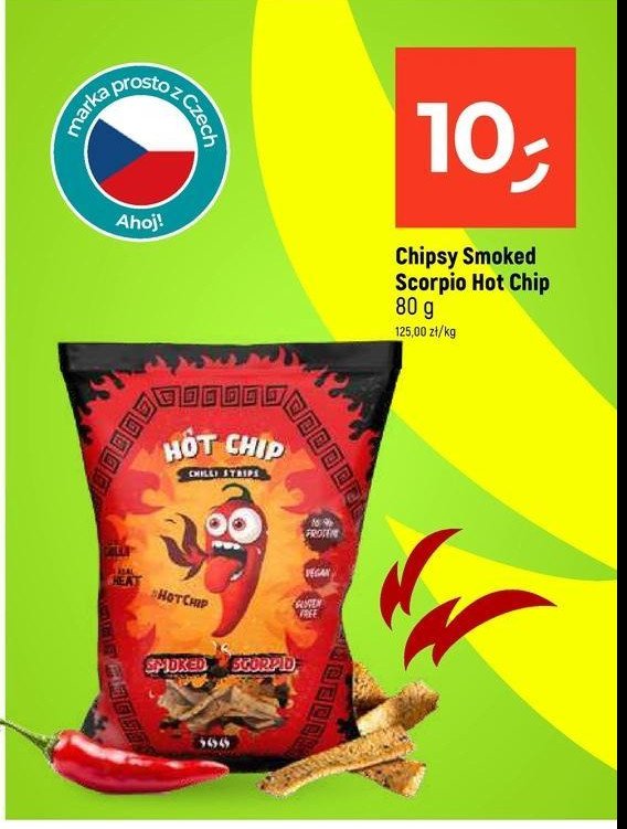 Chipsy smoked scorpio HOT CHIPS promocja