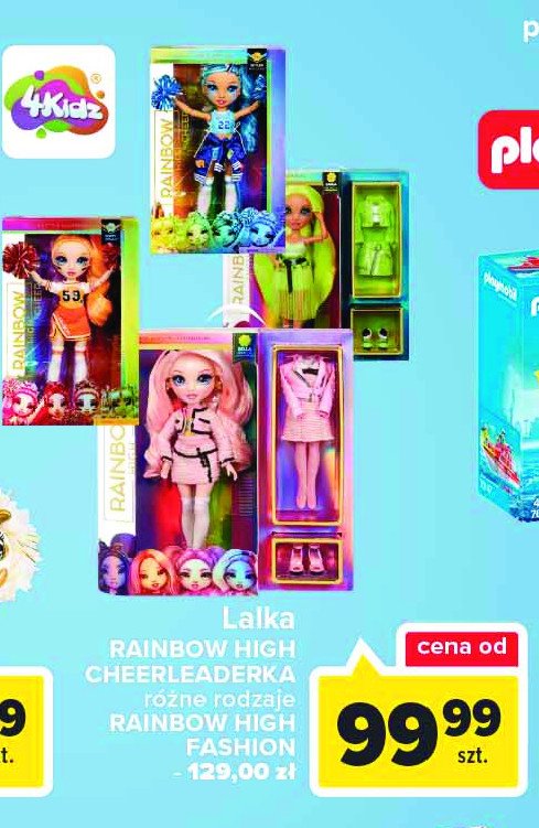 Lalka rainbow high fashion 4kidz promocja