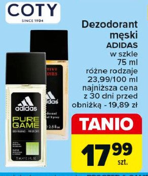 Dezodorant ADIDAS MEN PURE ENERGY Adidas cosmetics promocja