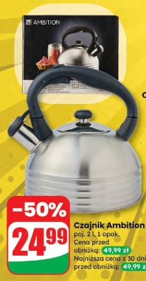 Czajnik 2 l promocja w Dino