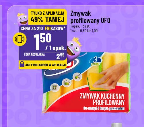 Zmywak kuchenny profilowany Ufo promocja w POLOmarket