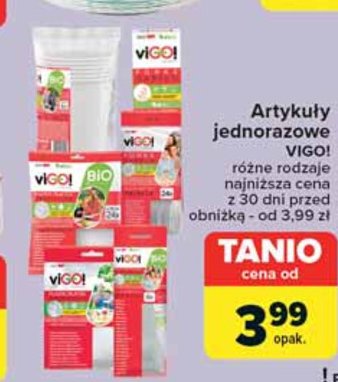 Widelce plastikowe Vigo! promocja