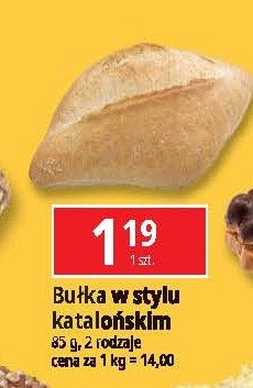 Bułka katalońska promocja w Leclerc