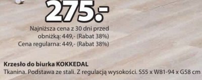 Krzes艂o promocja w Jysk