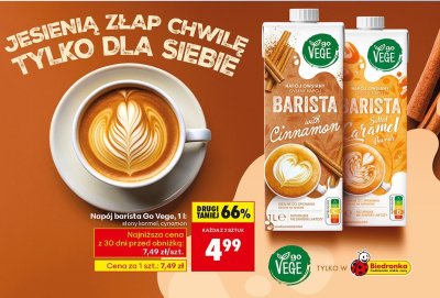 Napój barista słony karmel promocja w Biedronka