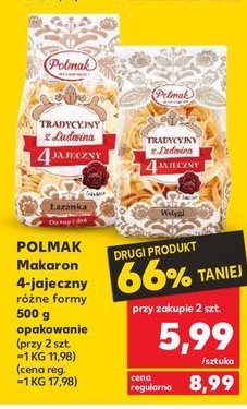 Makaron wst膮偶ki Polmak promocja