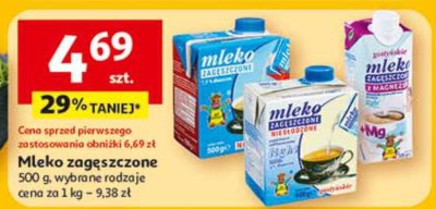 Mleko zagęszczone promocja w Auchan