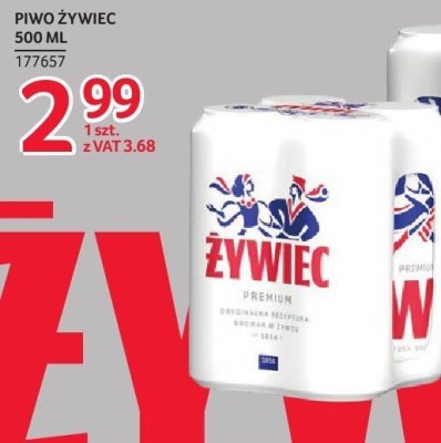 Piwo Żywiec 500 ml promocja w Selgros