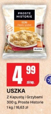 Uszka z kapustą i grzybami Proste Historie promocja w Chorten