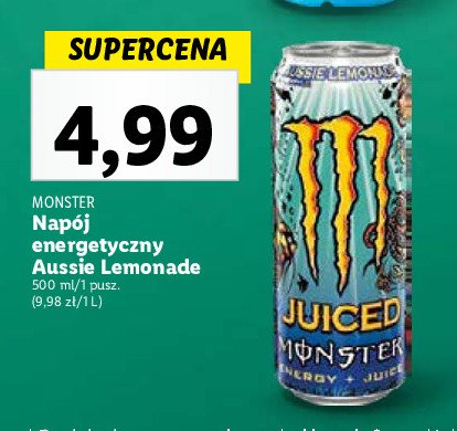 Napoj energetyczny Monster energy aussie lemonade style promocja