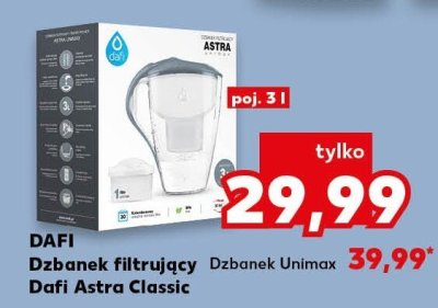 Dzbanek filtrujący Dafi Astra Classic promocja w Kaufland