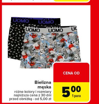 Bokserki Uomo promocja w Carrefour